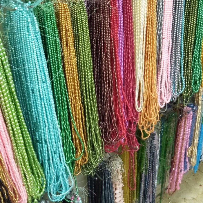 (READY) Mutiara sintetis 8 mm/ mutsin - Putih