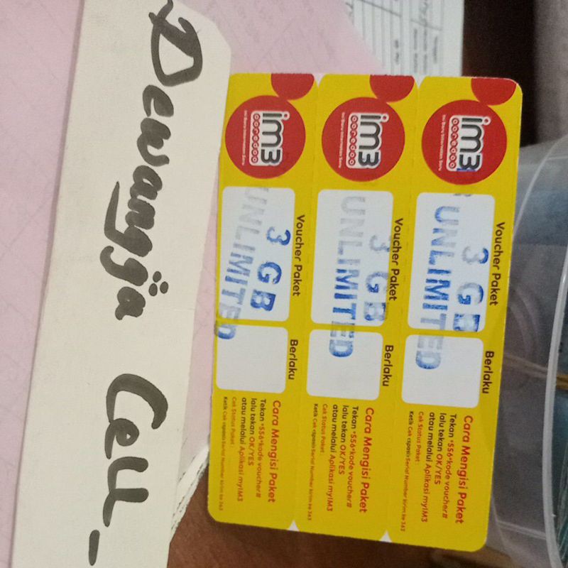 voucher 3gb unlimited isat