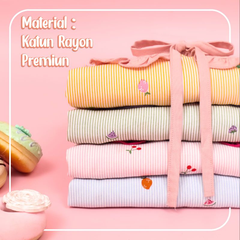 Afsheenastore Gamis Anak Ruffle Colar By Flowkids / Ready Size 2