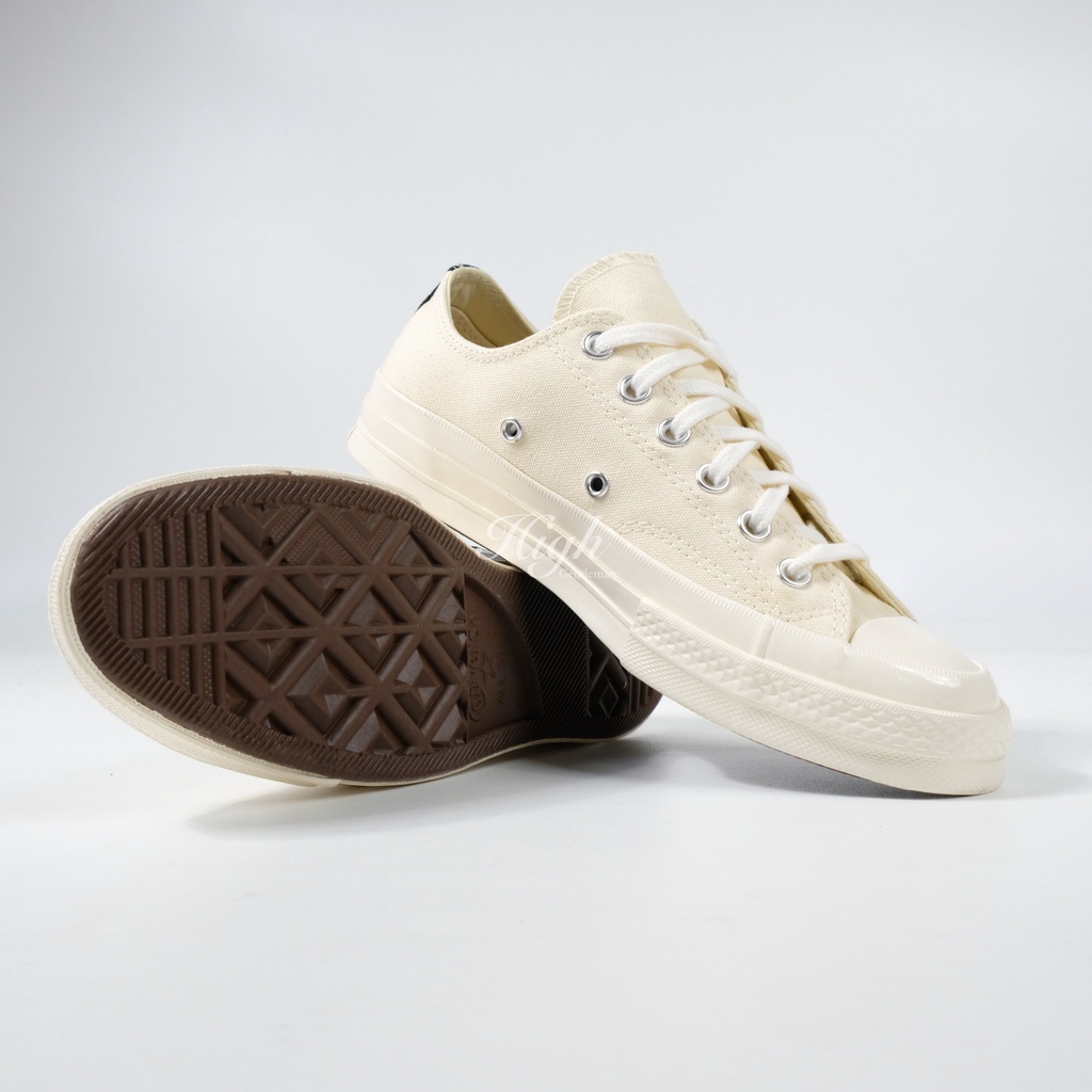 Converse x CDG Play Low White 100% Authentic