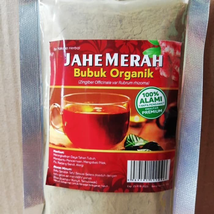 

JAHE MERAH BUBUK ORGANIK 100% ALAMI