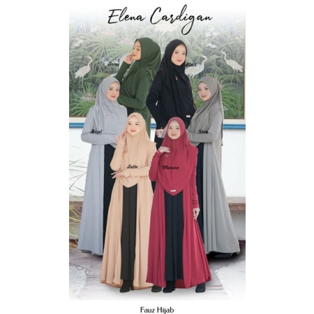 Elena Cardigan Set by Fauz Hijab