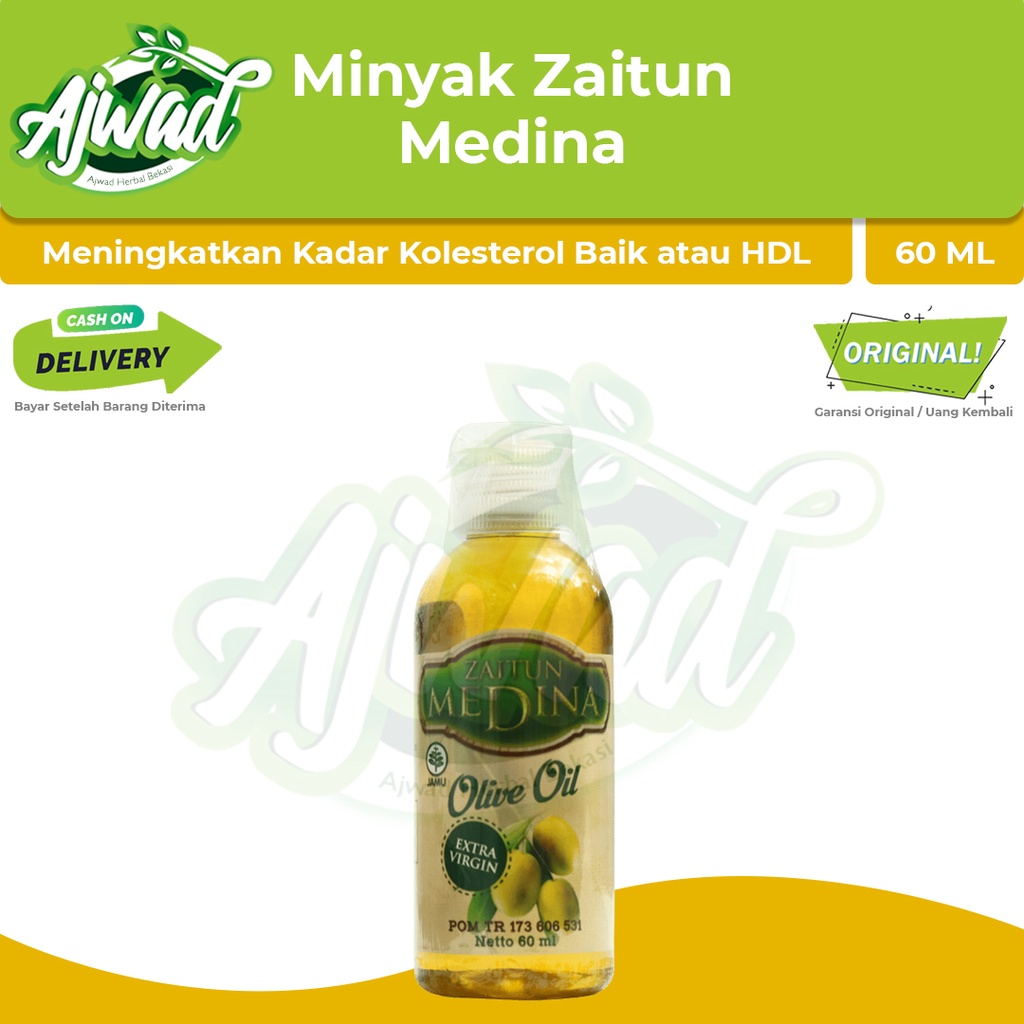 Minyak Zaitun Medina 60ml Medina Olive Oil Extra Virgin Minyak Zaitun Asli Bisa Untuk Diminum