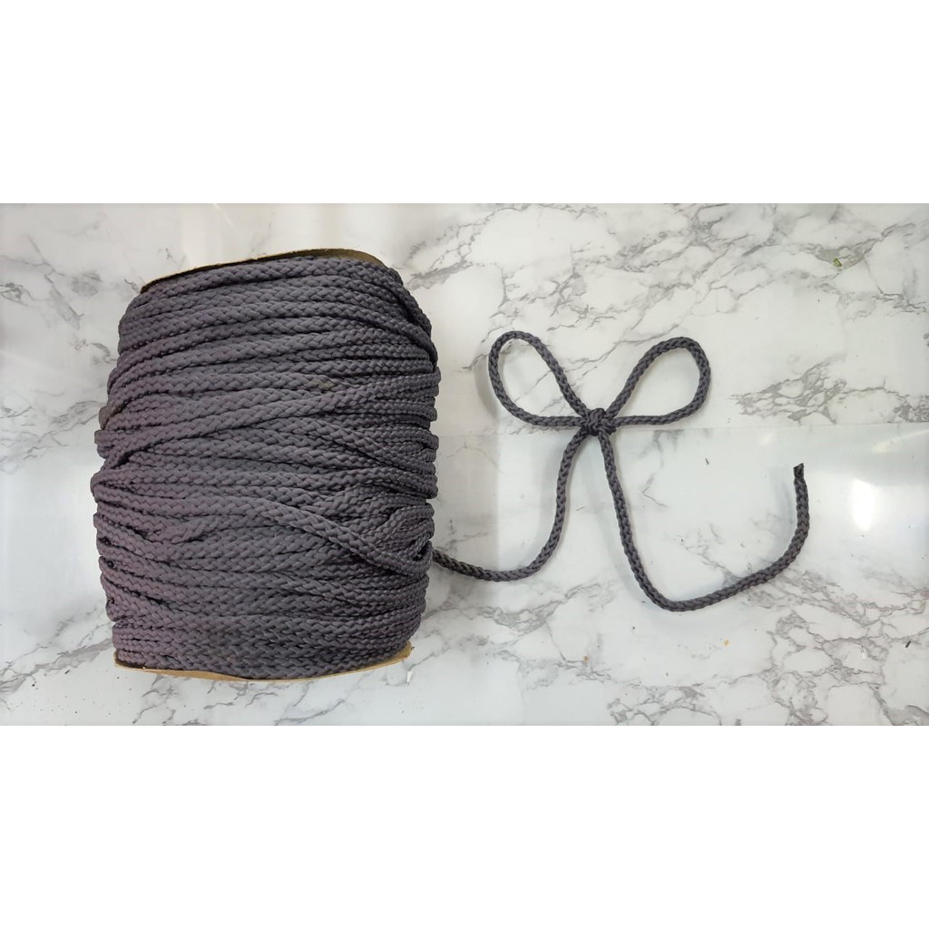 Tali Kepang Polister Abu Tua 4mm SPK