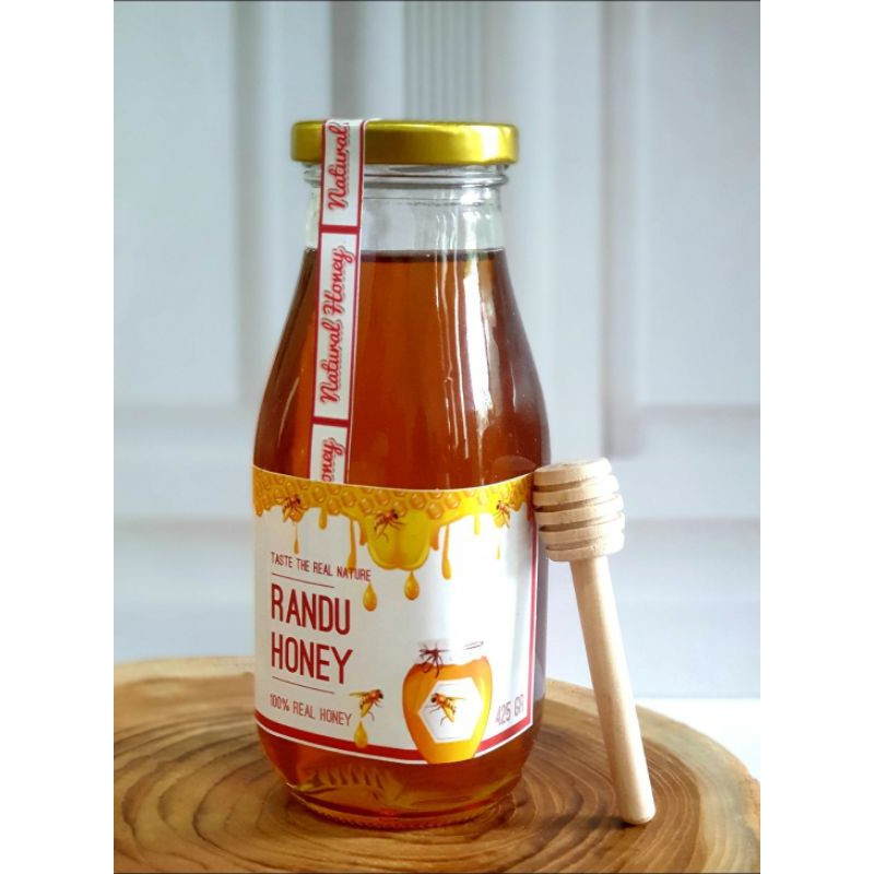 

Madu murni asli pure honey randu botol kaca bukan plastik 425gr
