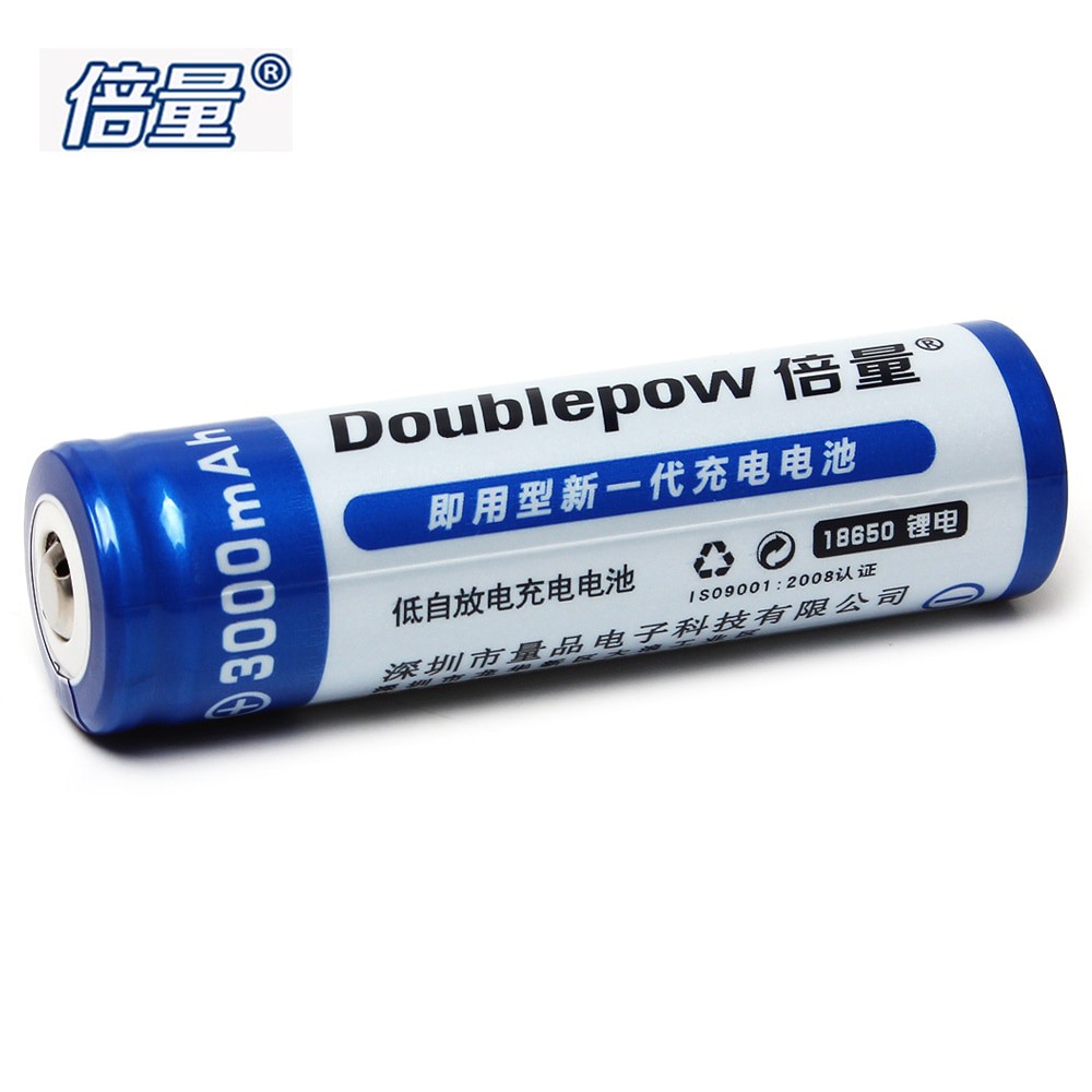 DOUBLEPOW Baterai Cas AA Rechargeable NiMH 1.2V 3000mAh 1 PCS - white.