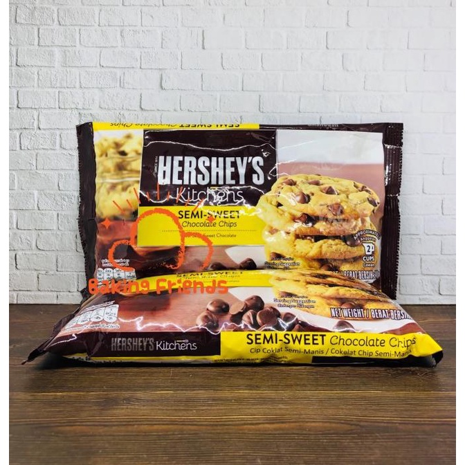 

Hershey's Semi Sweet Chocolate Chips 340gr /Coklat Chips Hershey SALE Kode 106