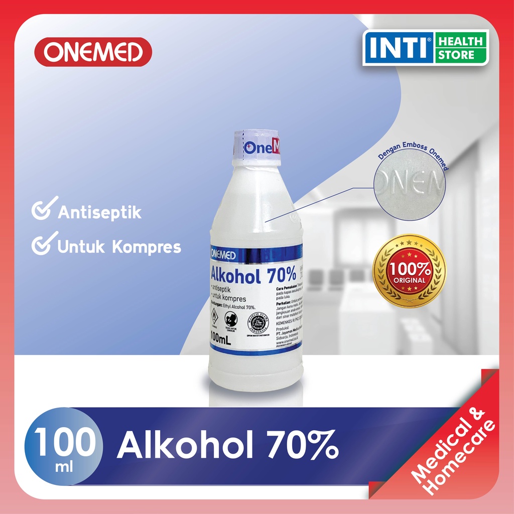 ONEMED Alkohol 70% 100ml / Antiseptik