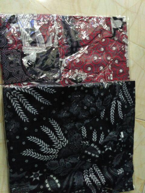 Bswart Batik Hrb026 Kenongo Hem Pendek Padi Pekalongan M L Xl Batik Pria Murah Modern Grosir Batik