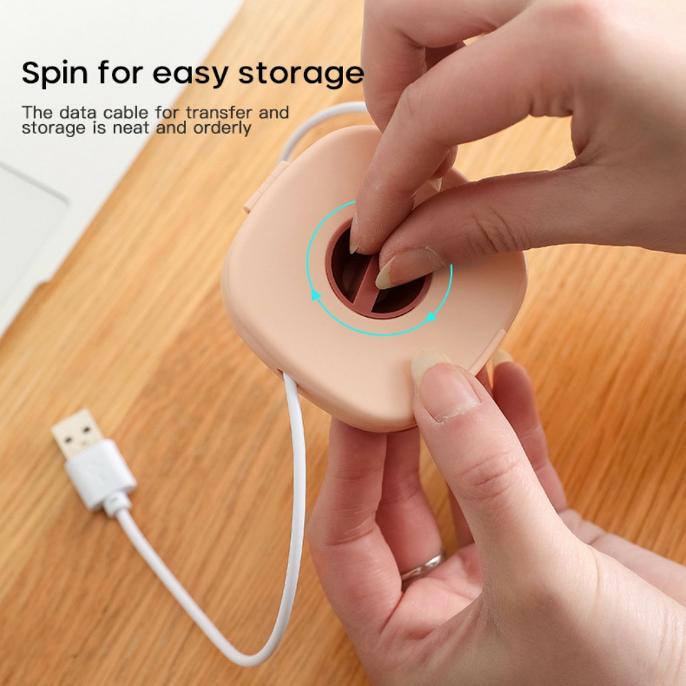 Kotak Penyimpanan Kabel Data / Charger / Earphone Portable Multifungsi Untuk Travel