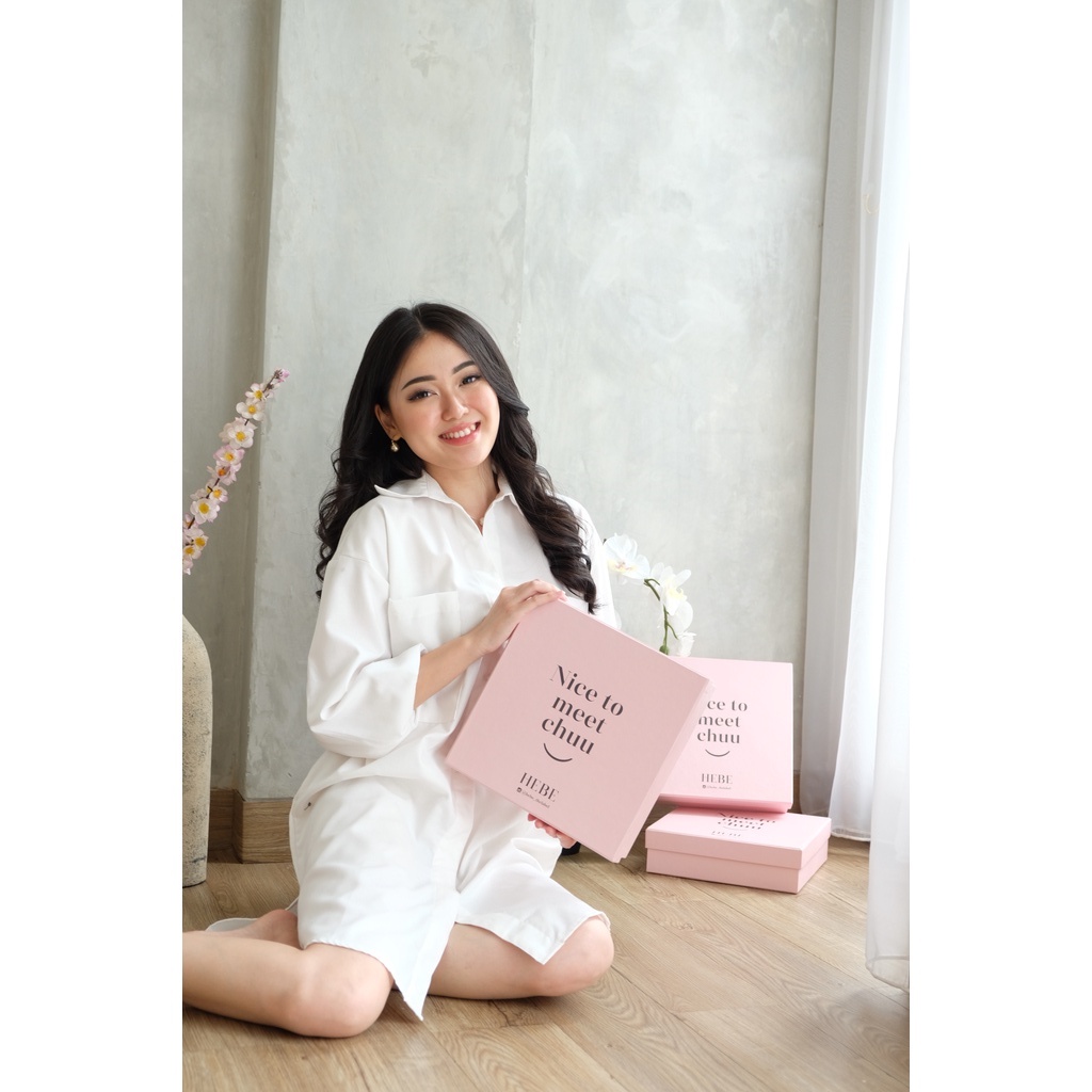 PREMIUM HEBE Gift Box PINK - Hadiah &amp; Greeting Card