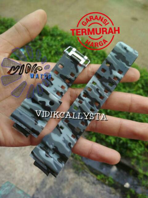 STRAP DIGITEC G-SHOCK GA 100 110 120 300 GD GDF 100 G GR GW 8900 MOTIF LORENG ARMY EDISI SPESIAL