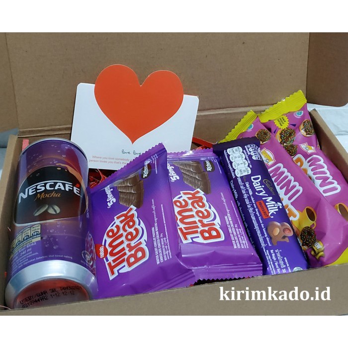 

SPECIAL GIFT / paket hampers hadiah valentine coklat cadbury kado box kotak cantik