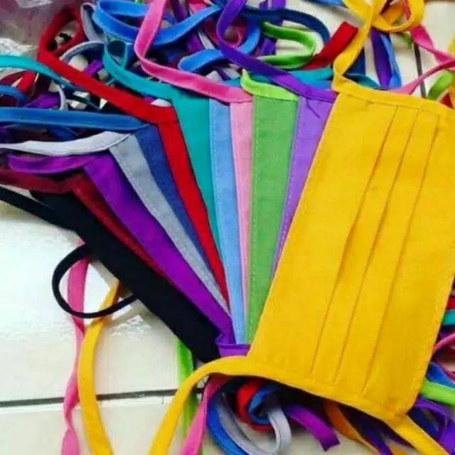 Toko#masker glosir bahan kain tali sambung putus