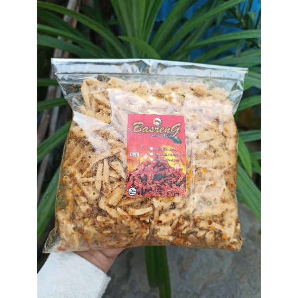 

Basreng pedas daun jeruk 500gr