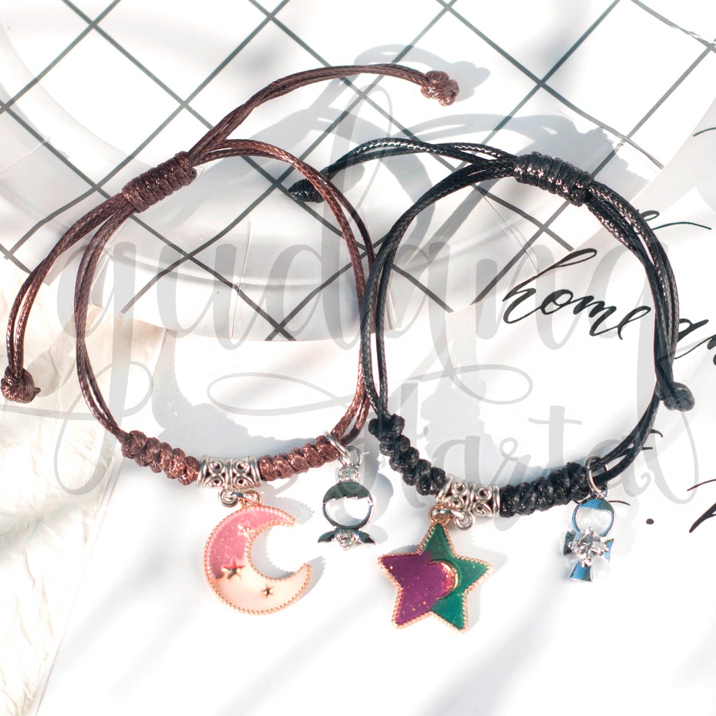 Gelang Couple Moon and Star Bulan Bintang GH 205303