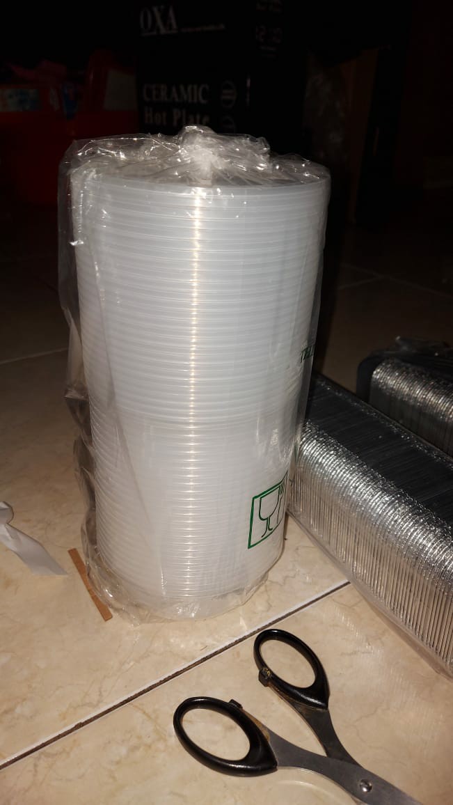 Mangkok Bulat 200ml - Mangkuk Thinwall Plastik- Isi 25pcs Jakarta