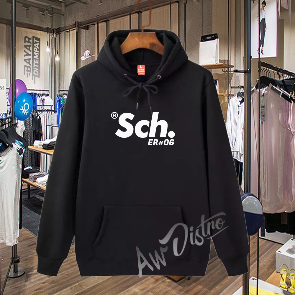 COD Hoodie Distro RSCH White Premium Quality Sweater Tulisan Jaket Kata-Kata Hoodie Sablon