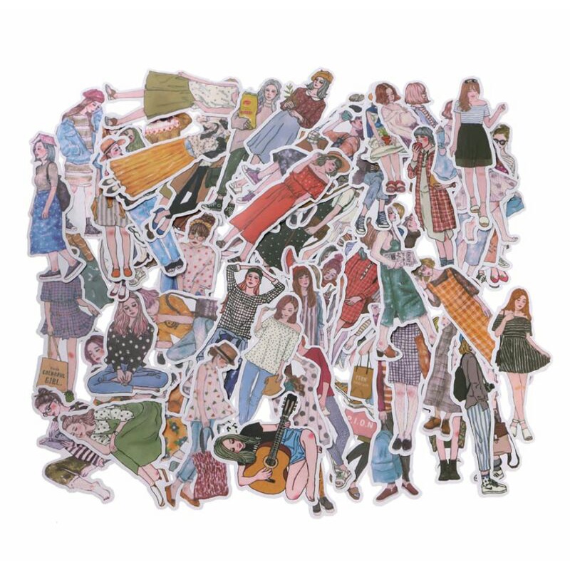 

Stiker Aesthetic Girls/Pretty Girls/Fashion Girls 10pcs Vol.03