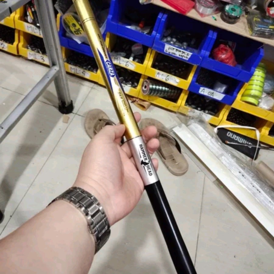 Rod Joran Laut  Tegeg Pancing Hammerhead Carza Alat Pancing Sungai