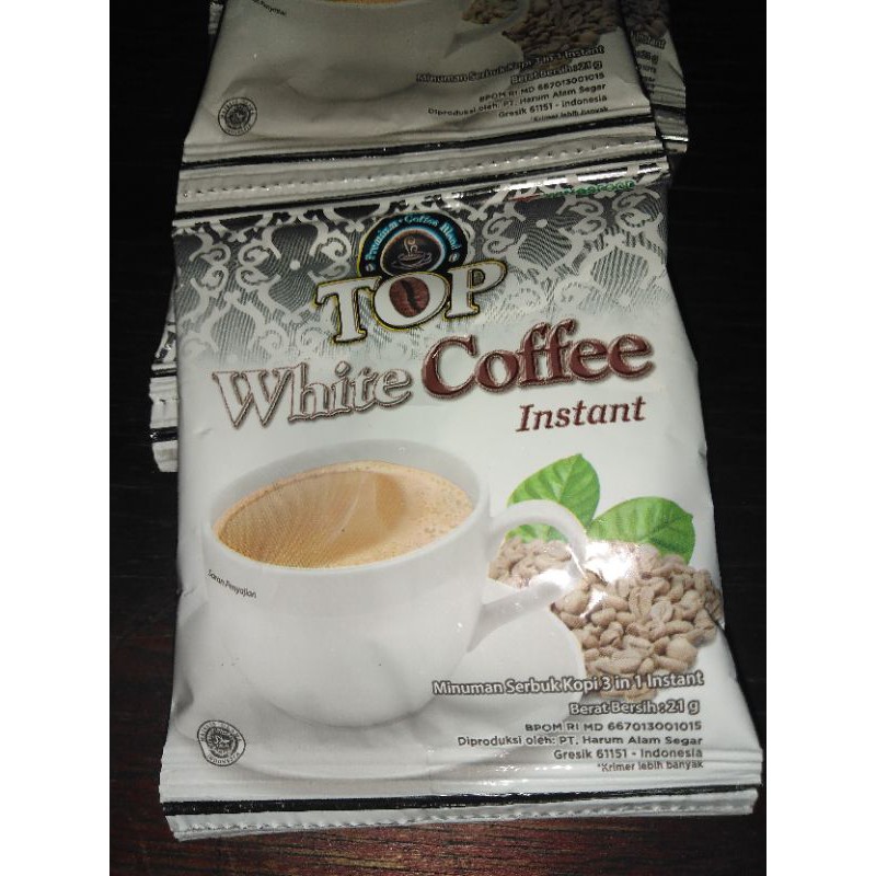 Kopi Top Cofee White Coffee 21gr. (12 sachet)