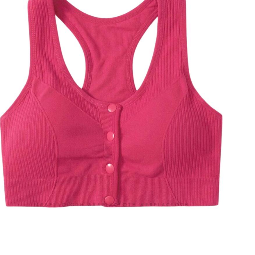 ◊ Lydyly - Sport Bra YN227 | BH Katun Olahraga Kancing Depan ➯