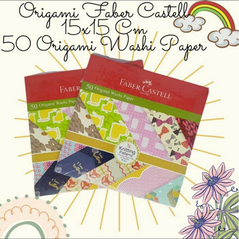 

origami/kertas lipat faber castell