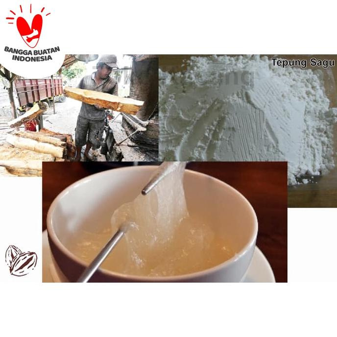 

TERMURAH Tepung Sagu Dari Pohon Sagu Sulawesi 750g Kode 1420