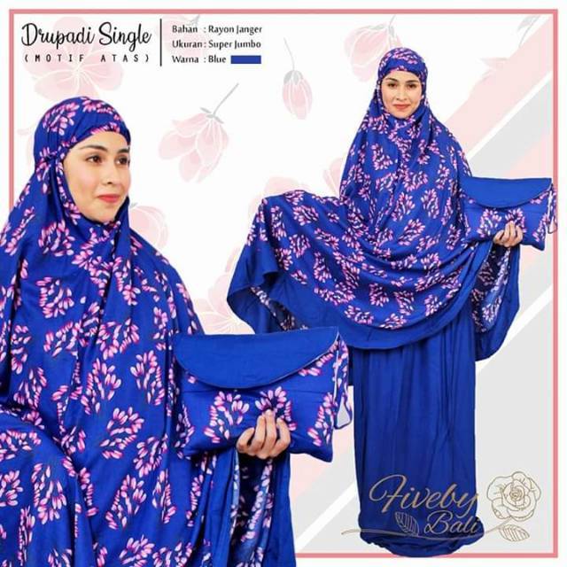 Mukena Bali Drupadi Motif Atas