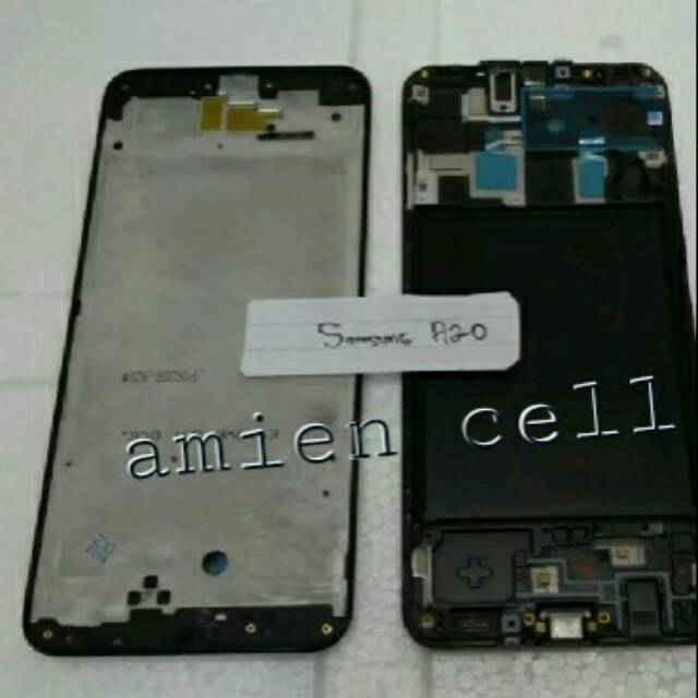 Frame Lcd Tatakan Lcd Samsung A20/ Tulang Tengah Samsung A20 2019 A205