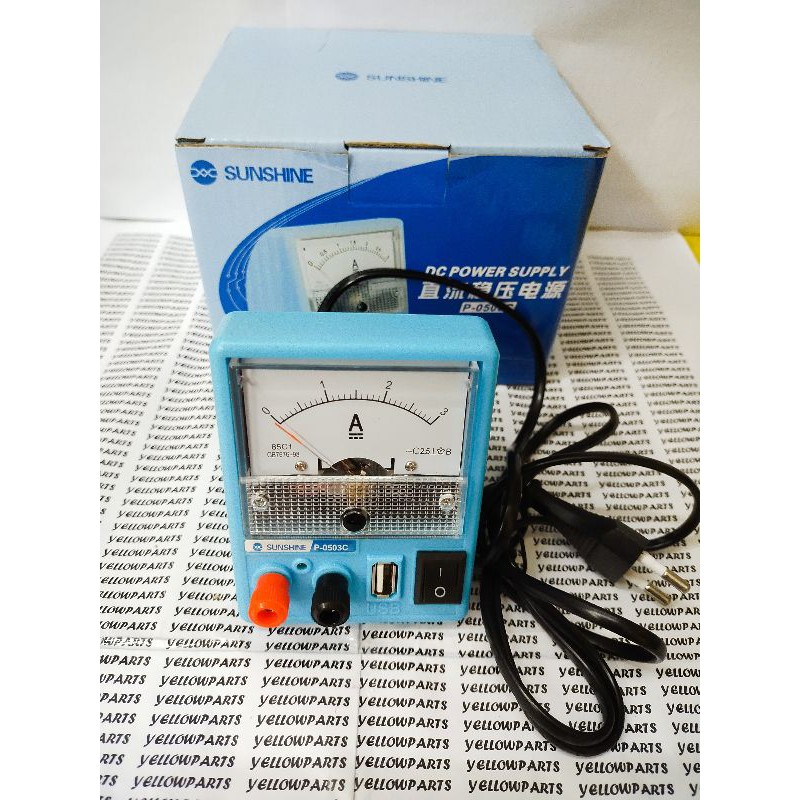 TOOLS POWER SUPPLY MINI SUNSHINE P-0503C 3 AMPERE 5 VOLT