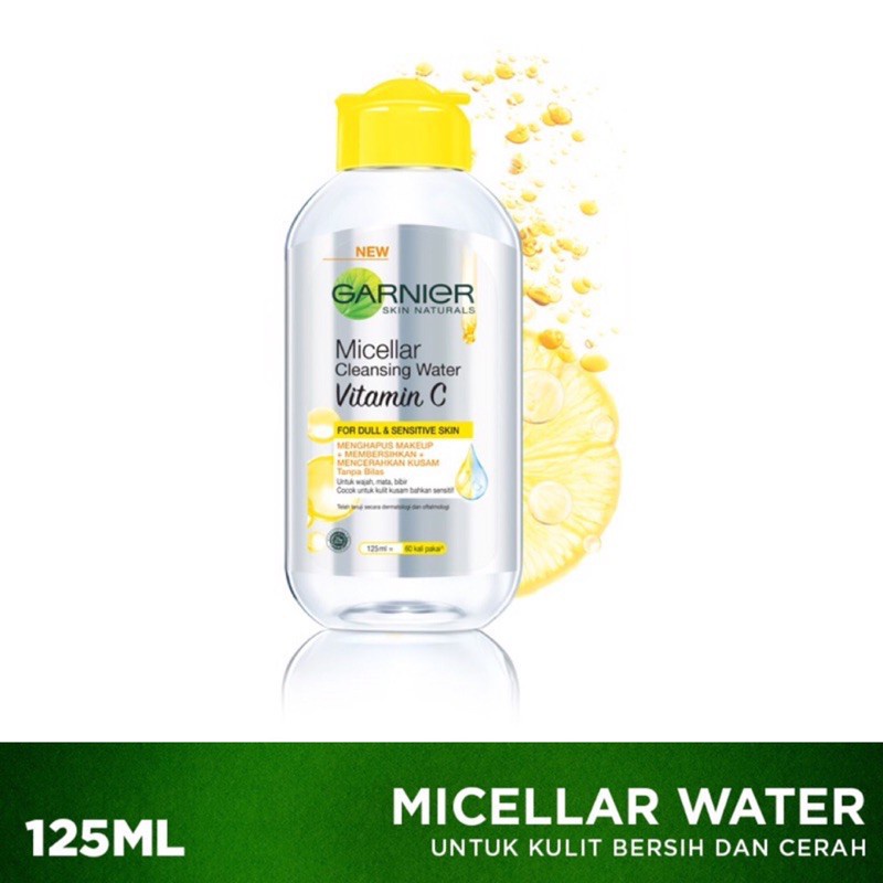 GARNIER MICELLAR WATER PEMBERSIH MAKE UP REMOVER CLEANSER FACE