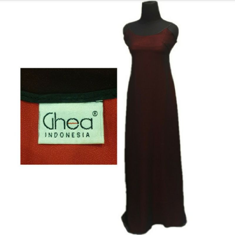 GHEA INDONESIA BAJU DRESS MERAH KEHITAM HITAMAN