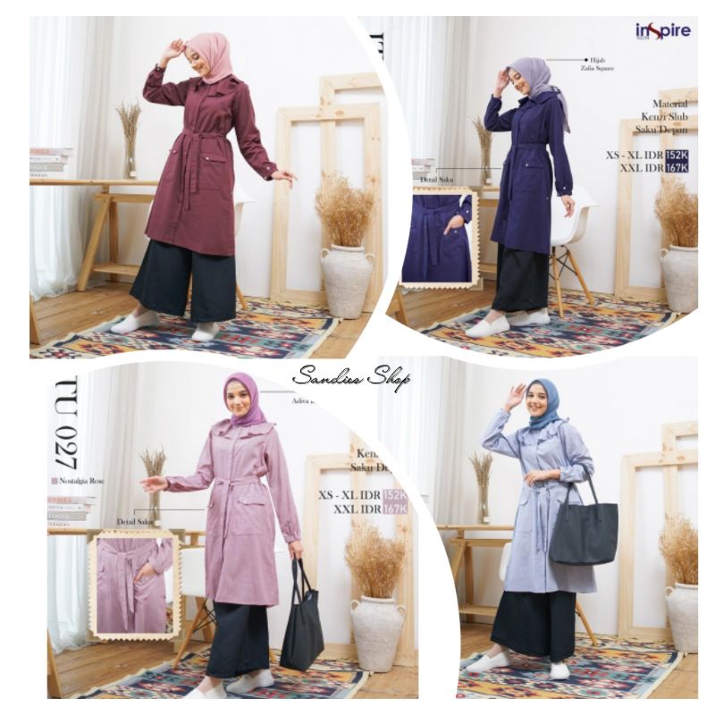 Tunik ITU 027, Atasan Tunik Remaja, Tunik Dewasa ITU 27 Inspire