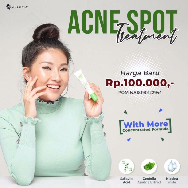 Acne Spot Ms Glow Acne Gel Acne Treatment Penghilang Jerawat
