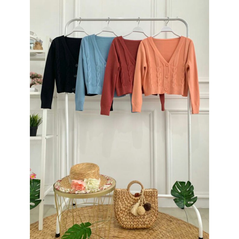 CARDIGAN RAJUT TEBAL IMPORT PREMIUM