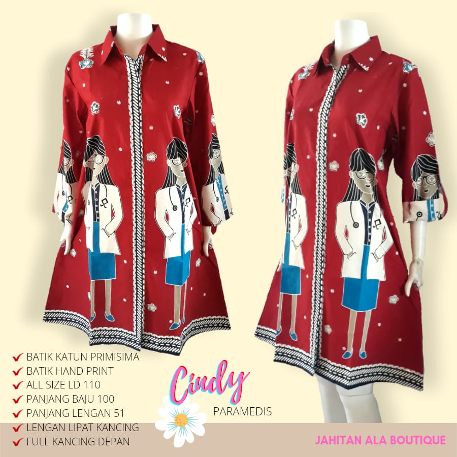 Tunik cindy  ori batik solo