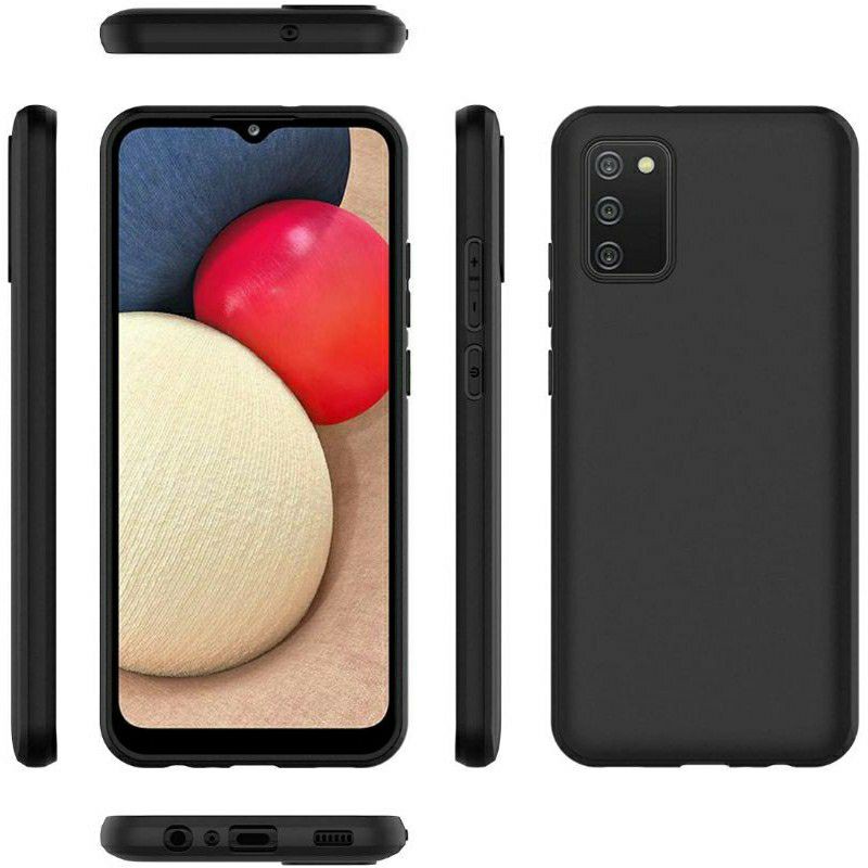 Case SAMSUNG A02S SofCase Blackmatte Premium Quality