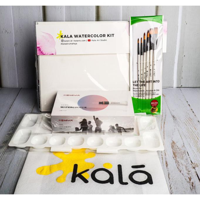 

Kala Water Color Starter Pack (Set Alat Lukis Cat Air)