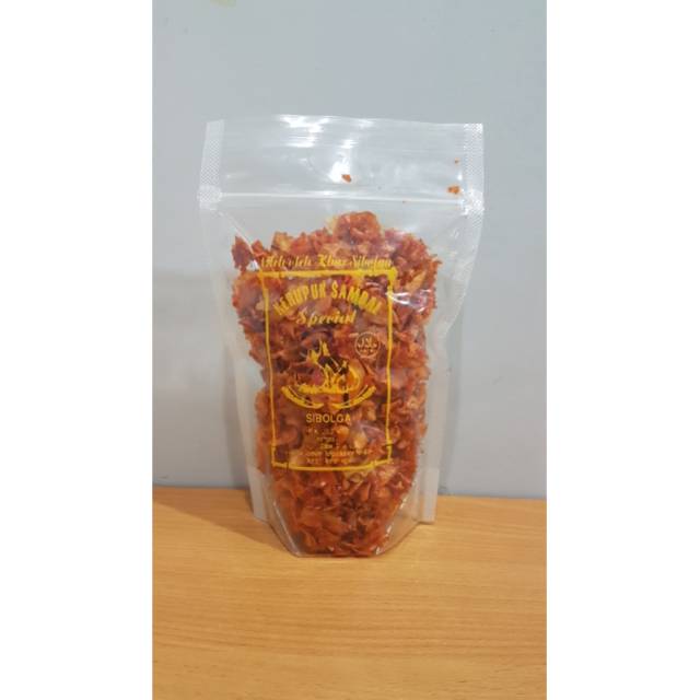 

Kripik Sambal Teri Sibolga 200 gr kemasan zipper