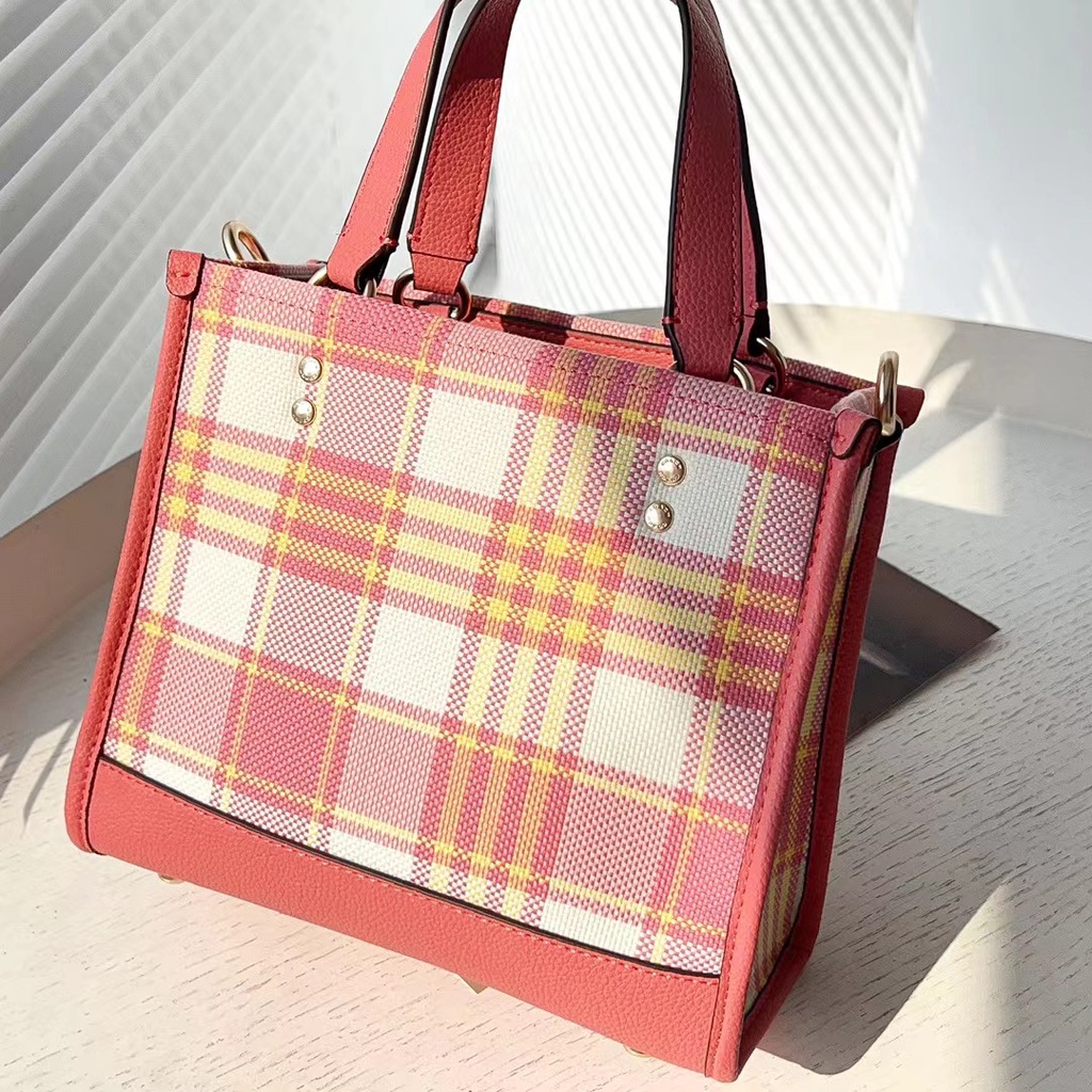 TAS WANITA TOTE 20 TOTEBAG C8198 Women's Tote Bag Small Square Bag PINK