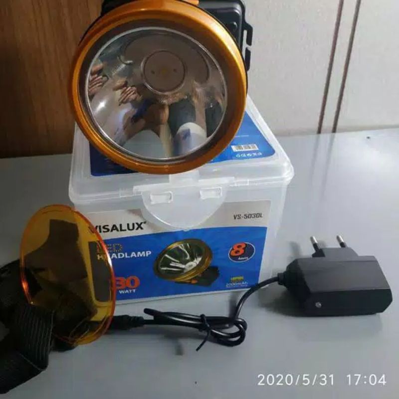 SENTER KEPALA LED HEADLAMP VISALUX 30 WATT VL-5030L