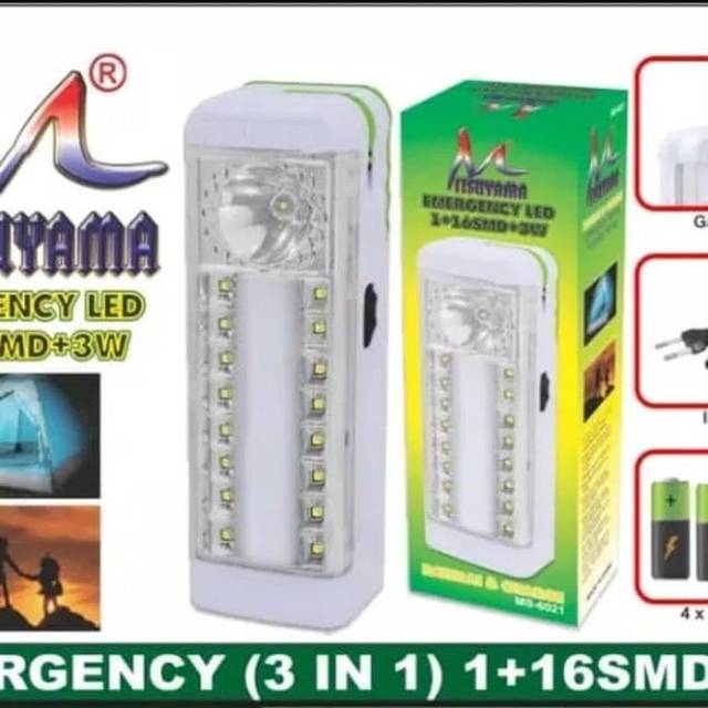 Lampu Emergency MITSUYAMA MS-6021