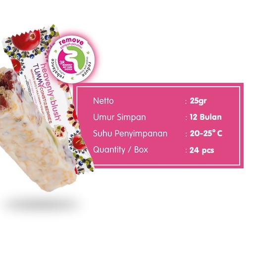 

Trendy Yogurt Heavenly Blush SPECIAL PRICE Tummy Bar Berries 24 x 25gr