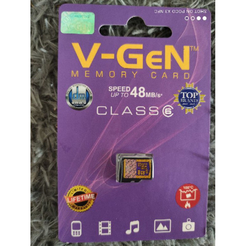 V-GEN Memory Card 8GB Kartu Memori V-GEN 8GB