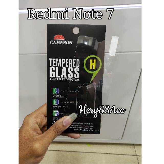 Redmi Note 7 Tempered Glass Cameron 9H -Anti gores kaca