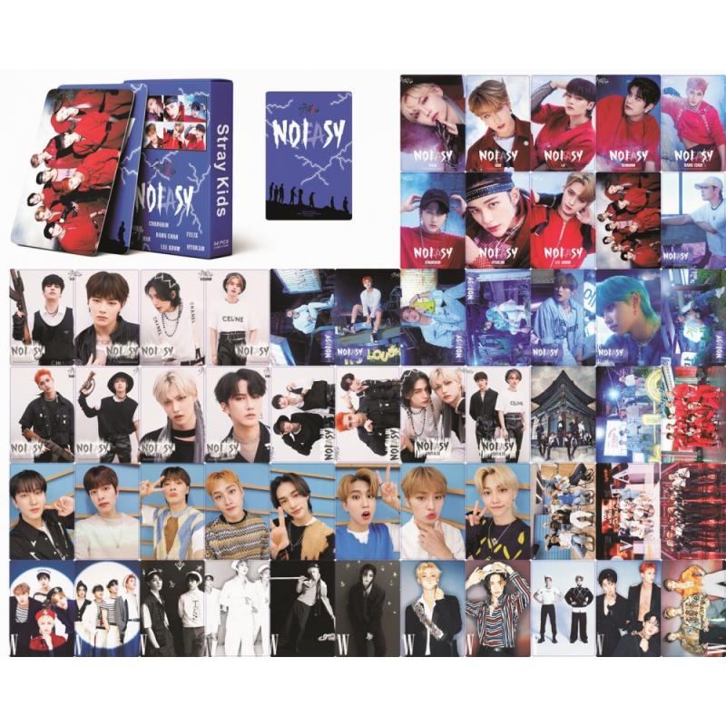 54pcs Kartu Lomo Foto Album Kpop Stray Kids No Easy 2021