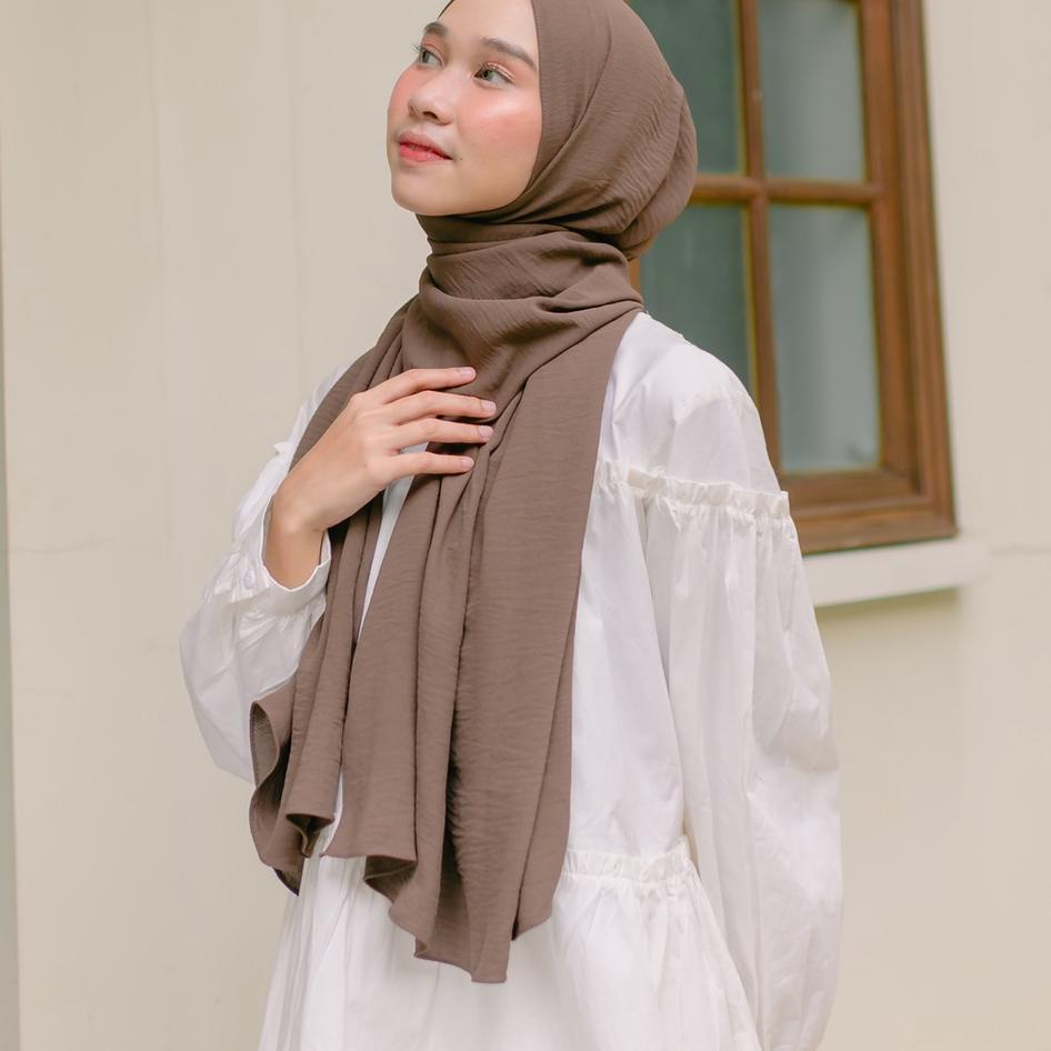 Harga TERMURAAH.. Lozy Hijab - Aleza Shawl ( Pashmina Crinckle Airflow )