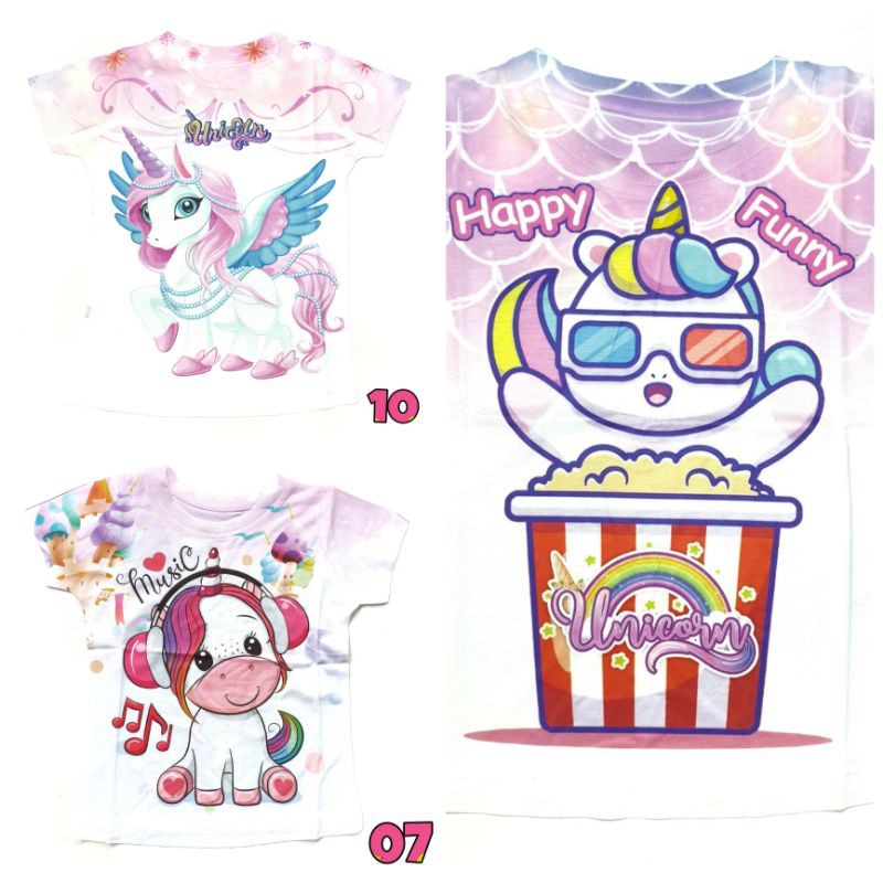 Coco Ice Kaos Anak Unicorn