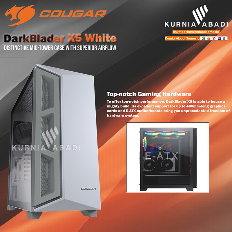 COUGAR GAMING CASE DarkBlader X5 Mid-Tower with Superior Airflow